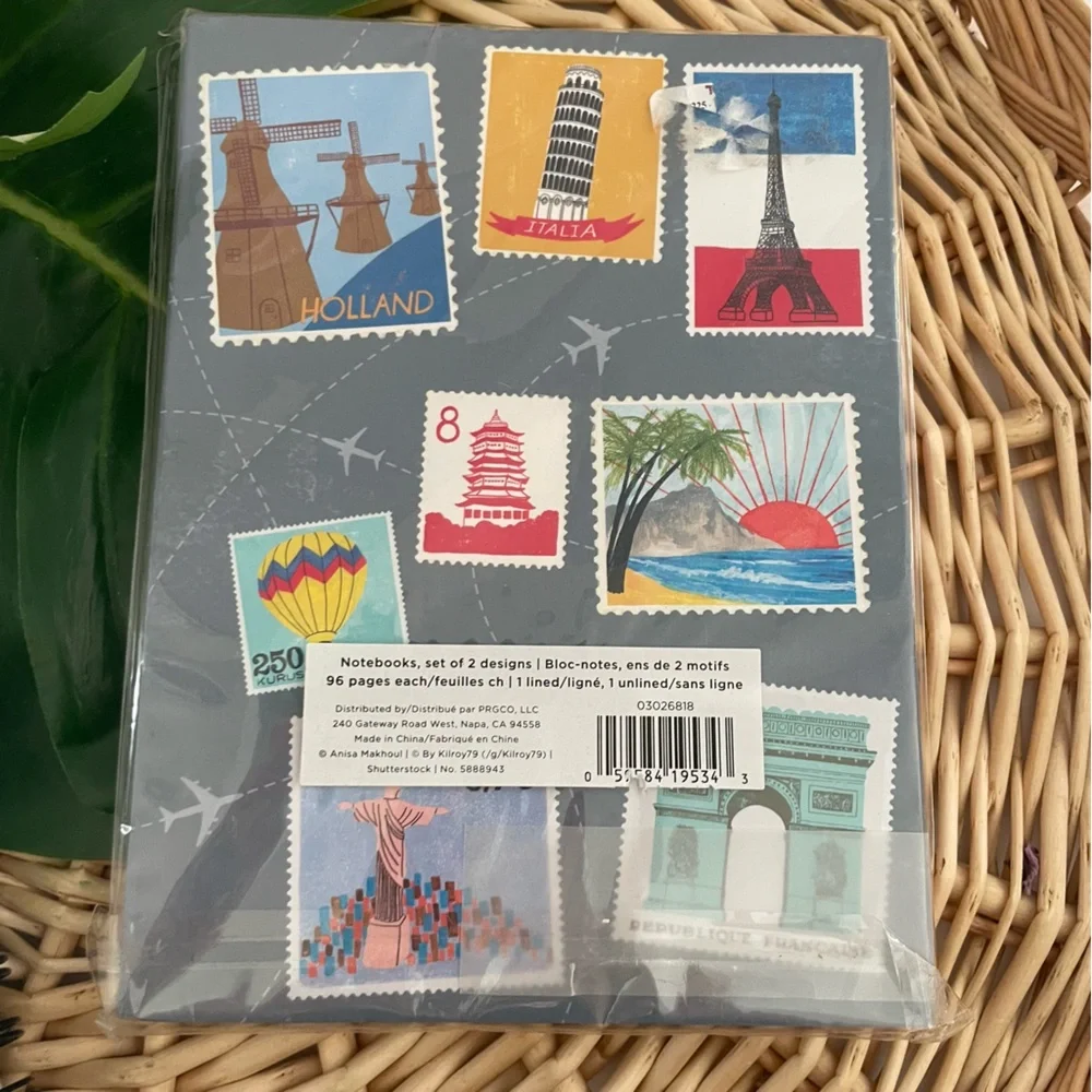 Markings by C.R. Gibson London/NYC  Reversible Journal & set of 2 notebooks NWT